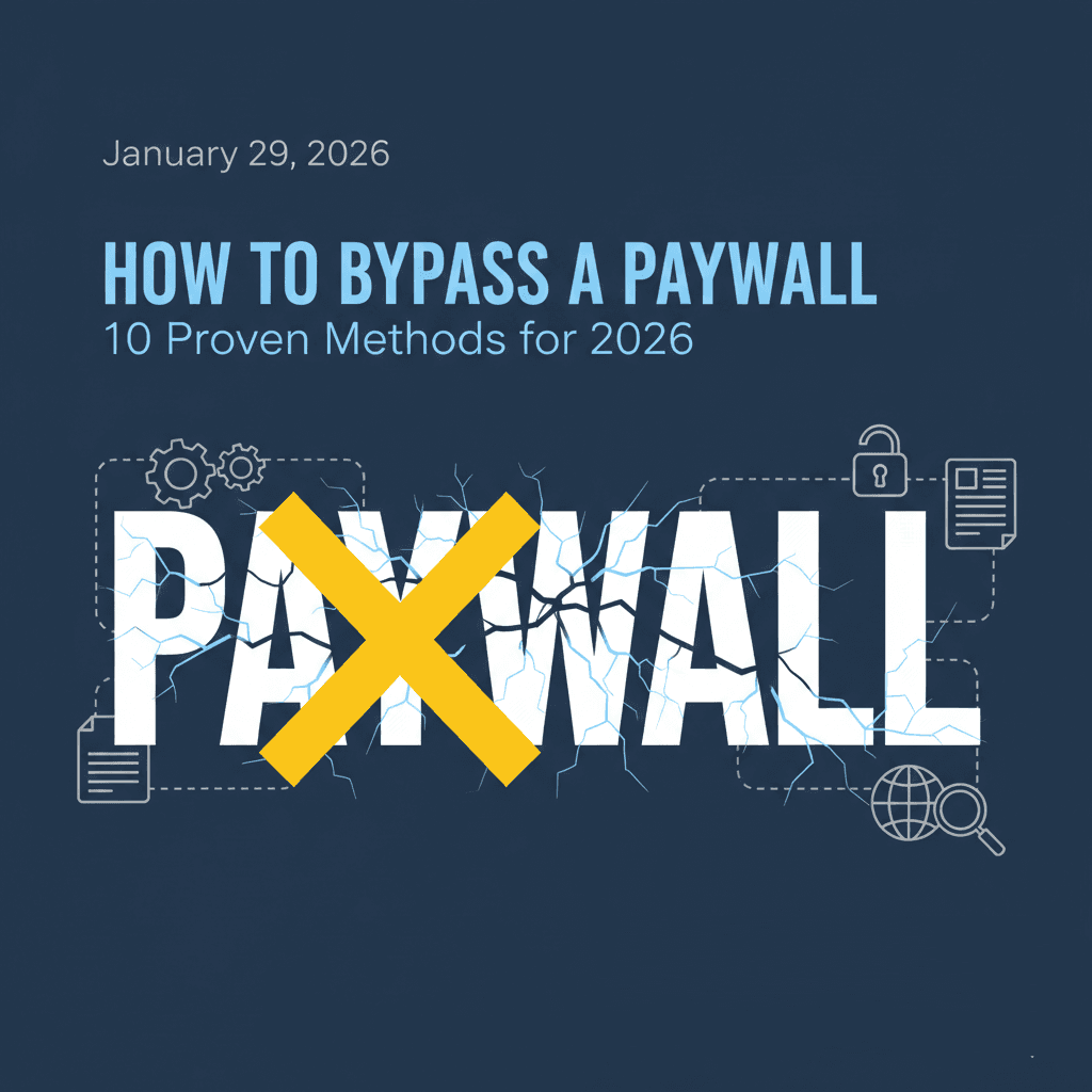 How to Bypass a Paywall: 10 Proven Methods for 2026 (Comprehensive Guide)