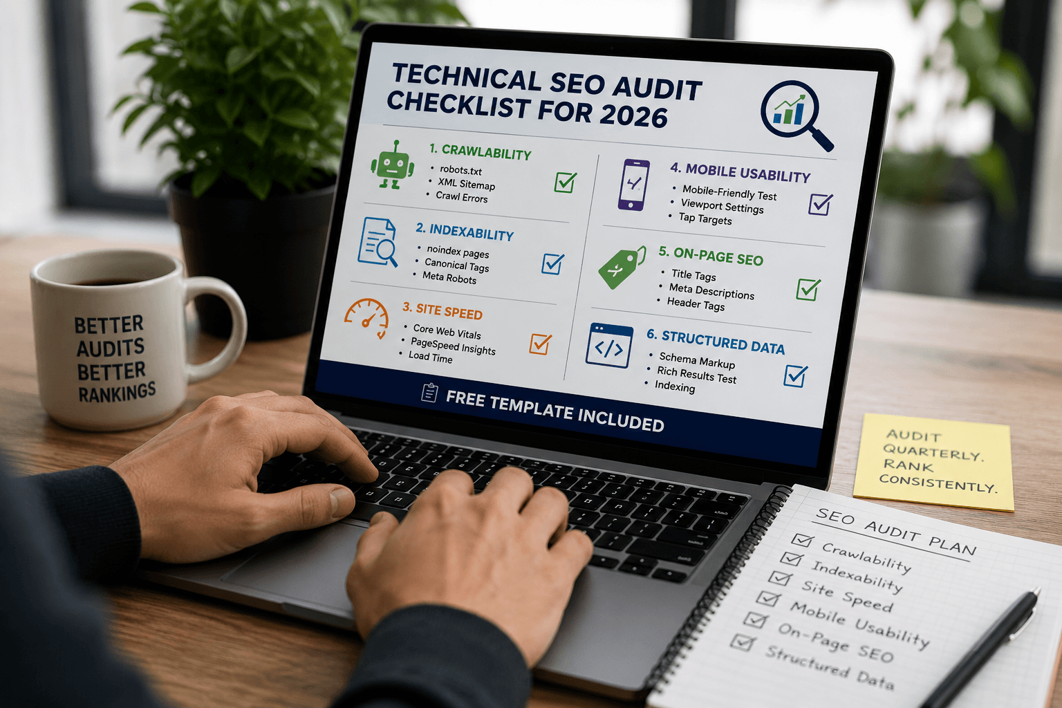 Technical SEO Audit: The Complete 2026 Checklist (With Template)