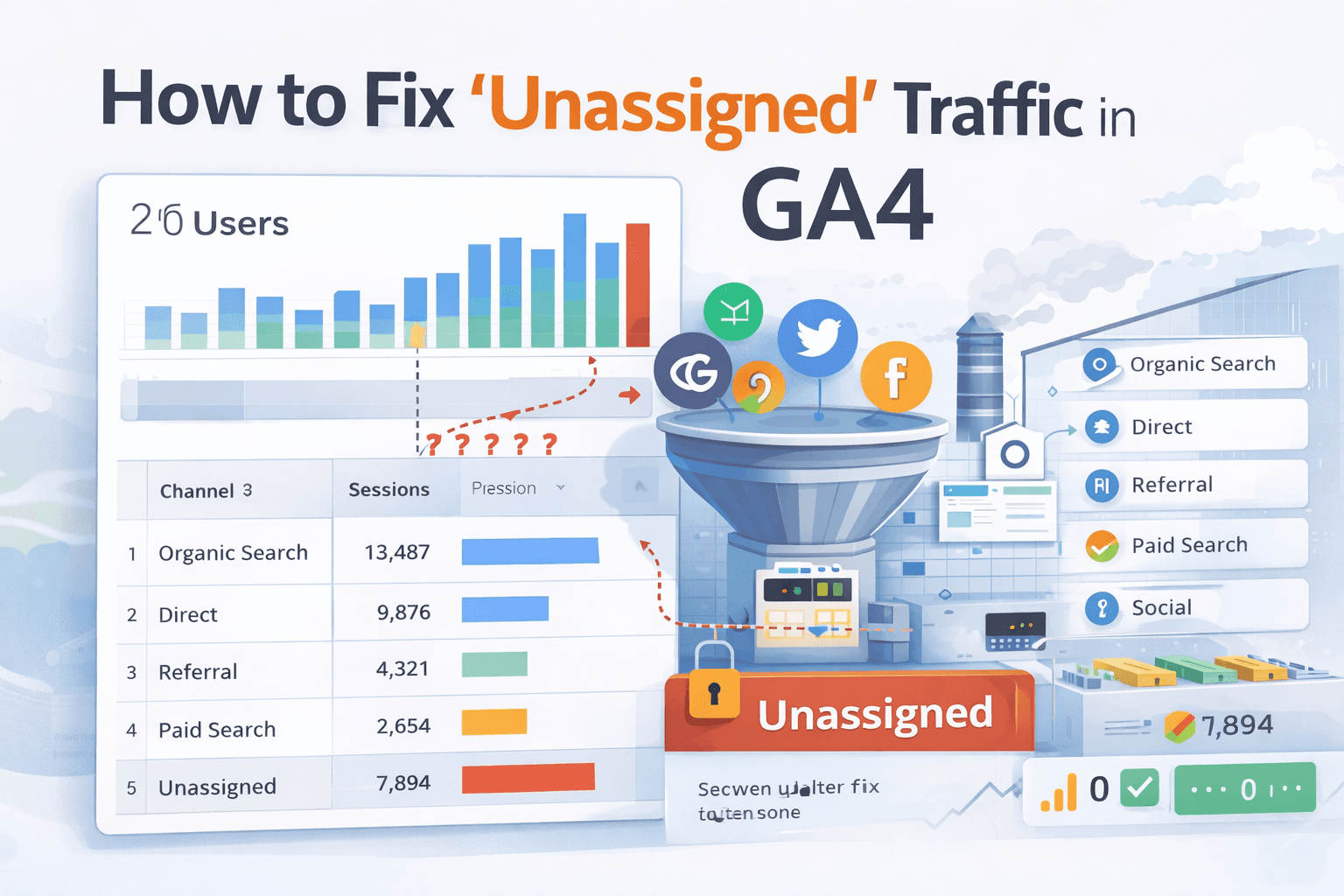 How to Fix “Unassigned” Traffic in GA4 (And Recover Lost SEO Attribution)