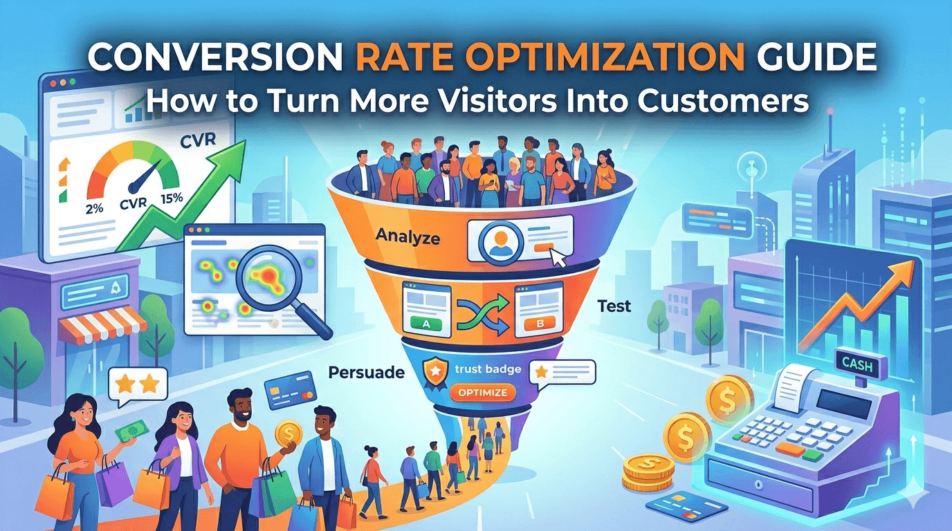 Conversion Rate Optimization Guide: How to Turn More Visitors Into Customers (Without Spending More on Ads)