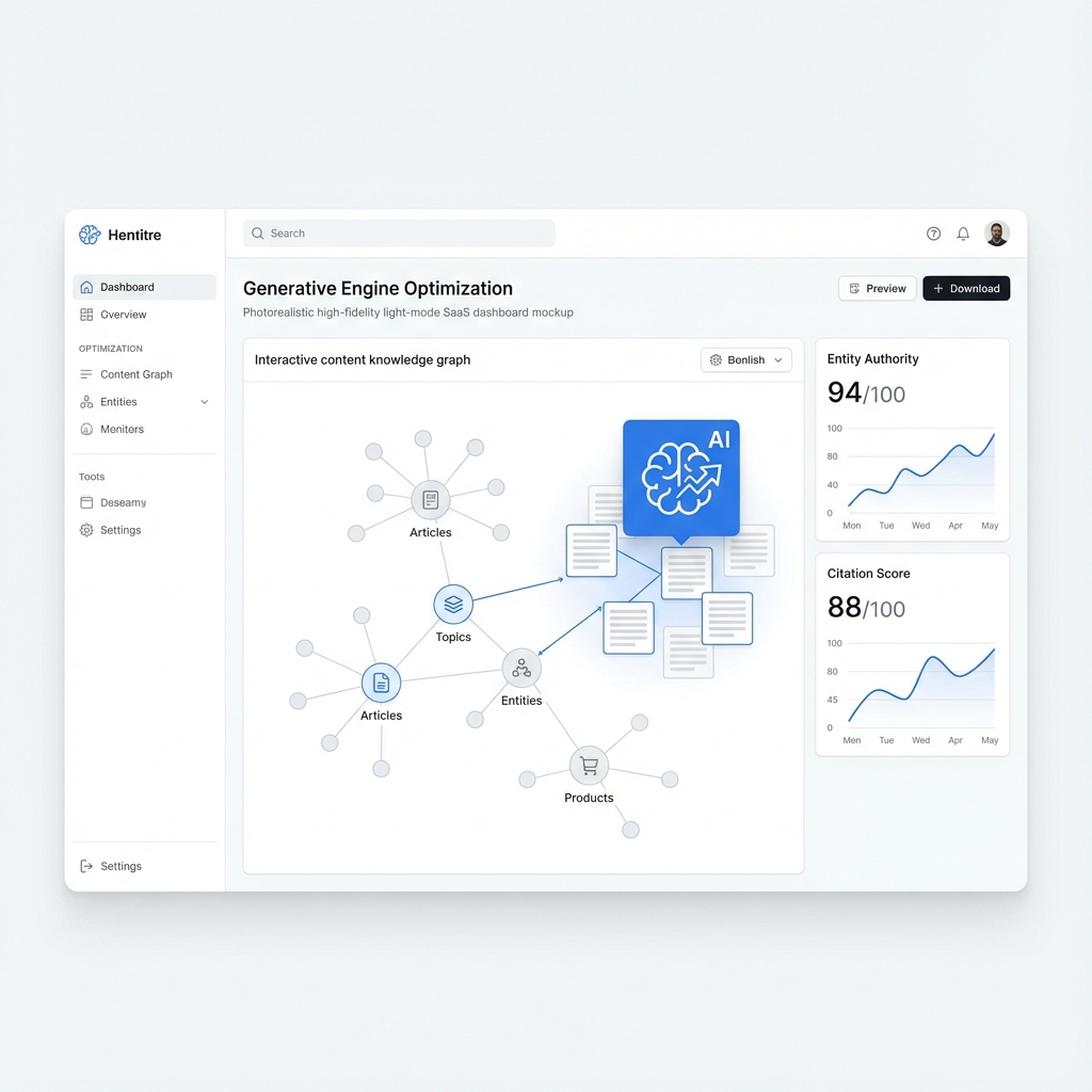 AI Search Generation Interface